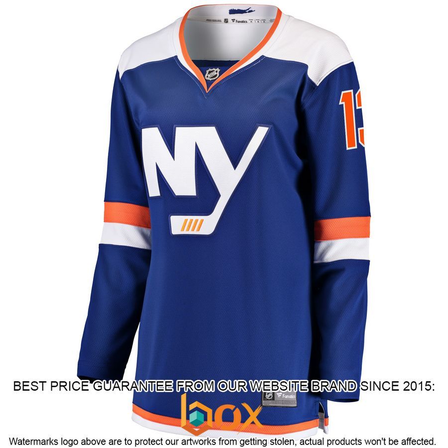 NEW Mathew Barzal New York Islanders Women's Alternate Blue Hockey Jersey 2