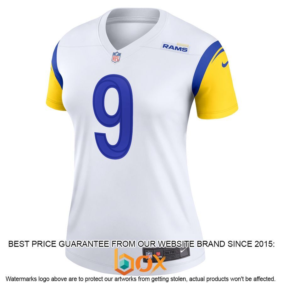 NEW Matthew Stafford Los Angeles Rams Women's Legend White Football Jersey 2