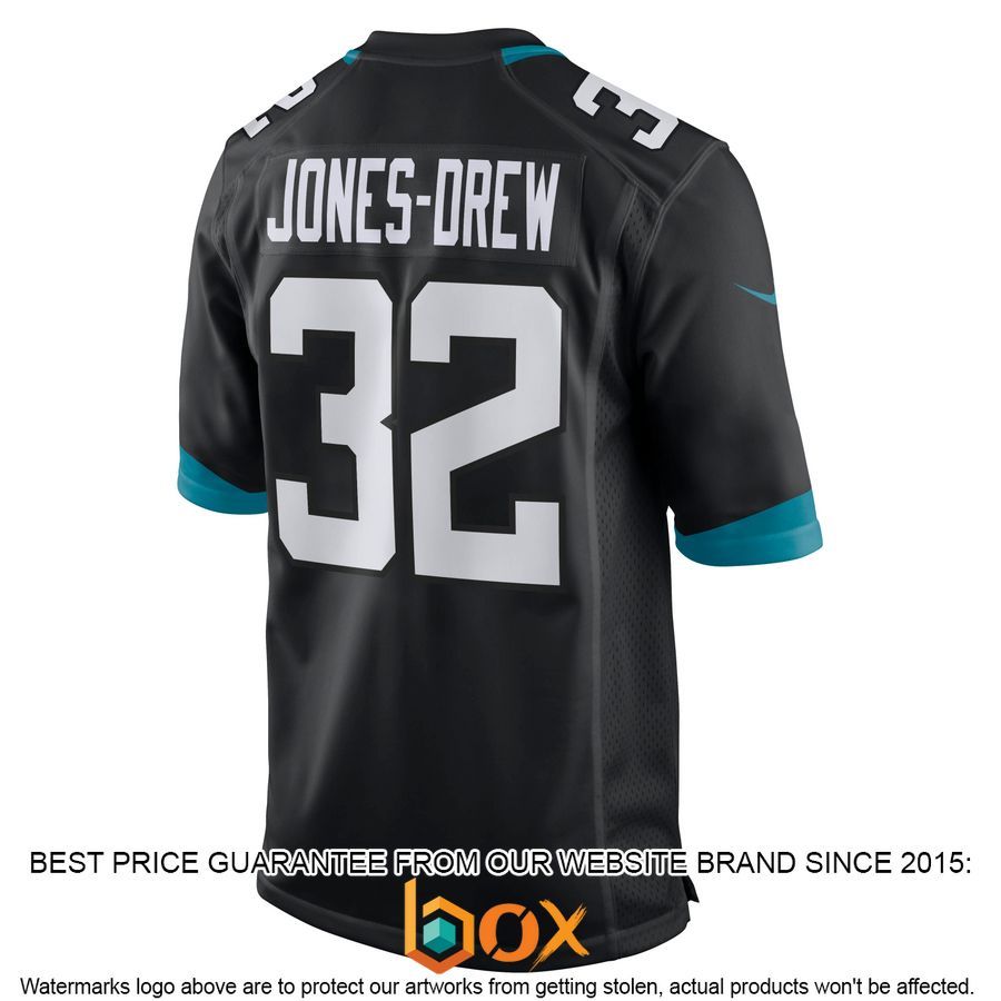 NEW Maurice JonesDrew Jacksonville Jaguars Black Football Jersey 10