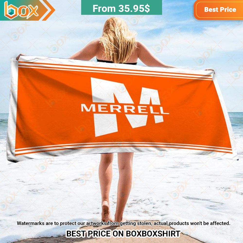 Merrell Logo Beach Towel 3