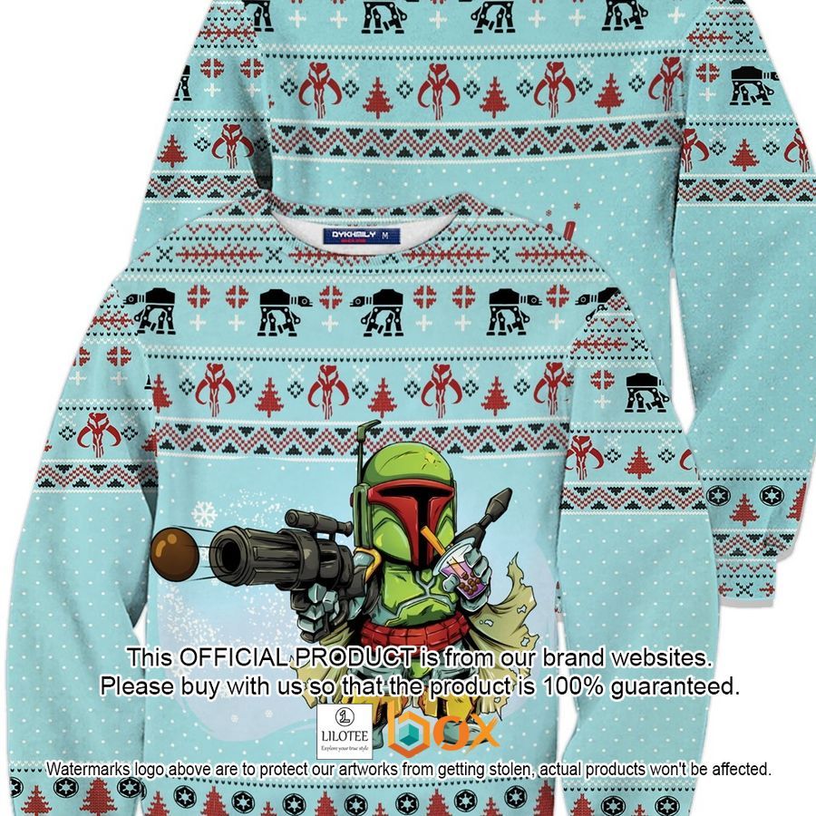 BEST MERRY BobaMAS Ugly Sweater 1
