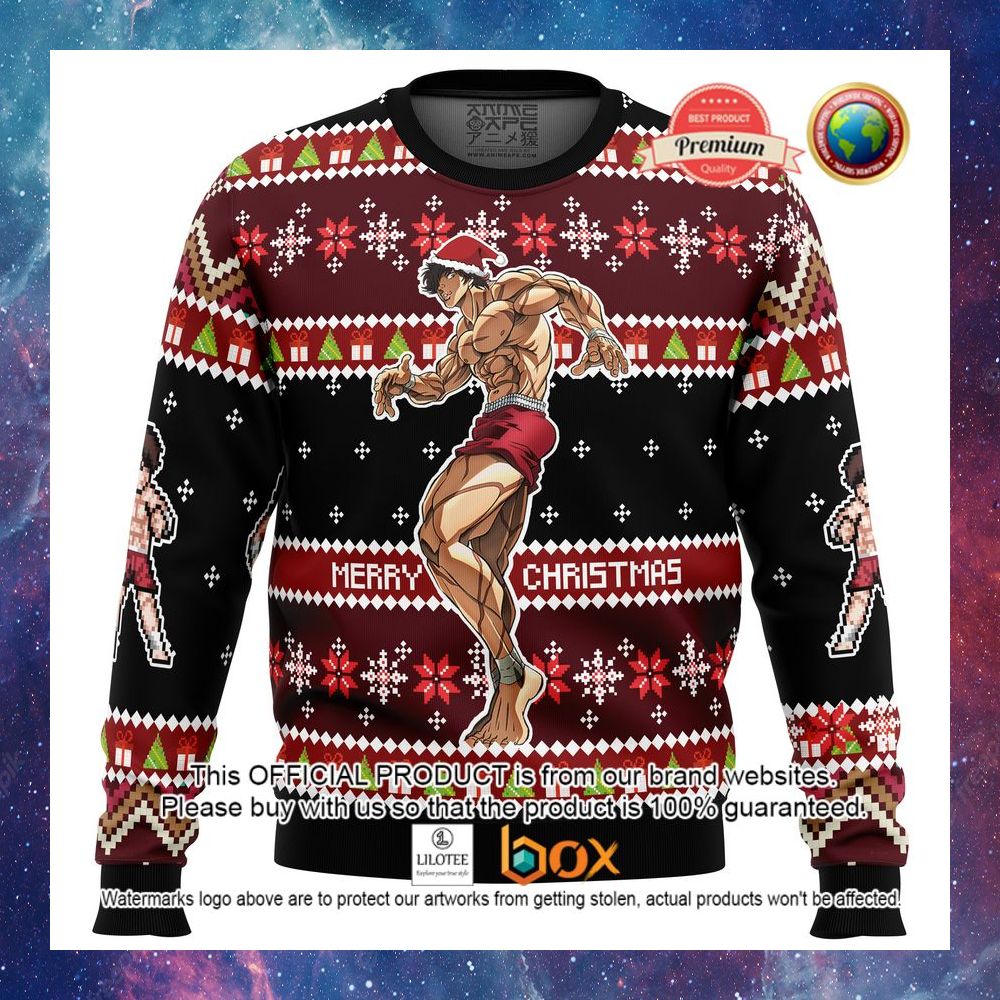 HOT Merry Christmas Baki Santa Hat Sweater 3