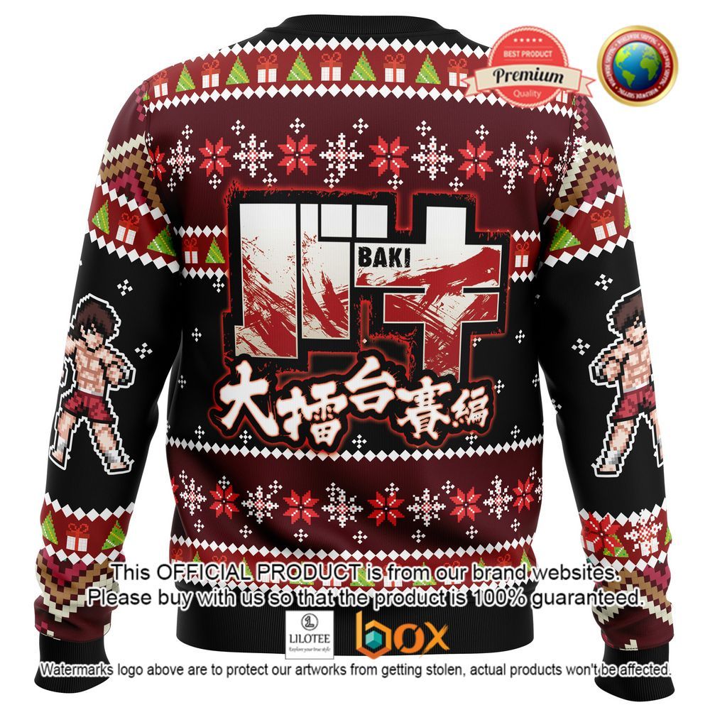 HOT Merry Christmas Baki Santa Hat Sweater 2