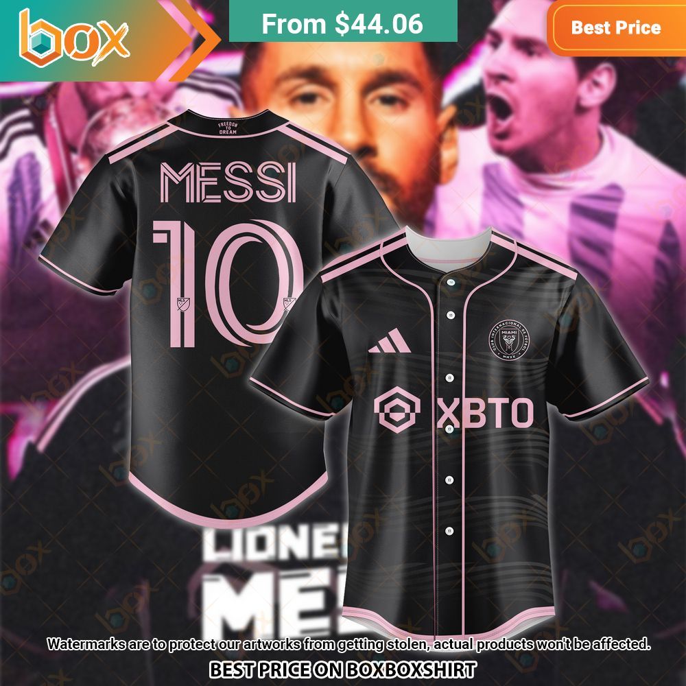 Messi Inter Miami Baseball Jersey 1