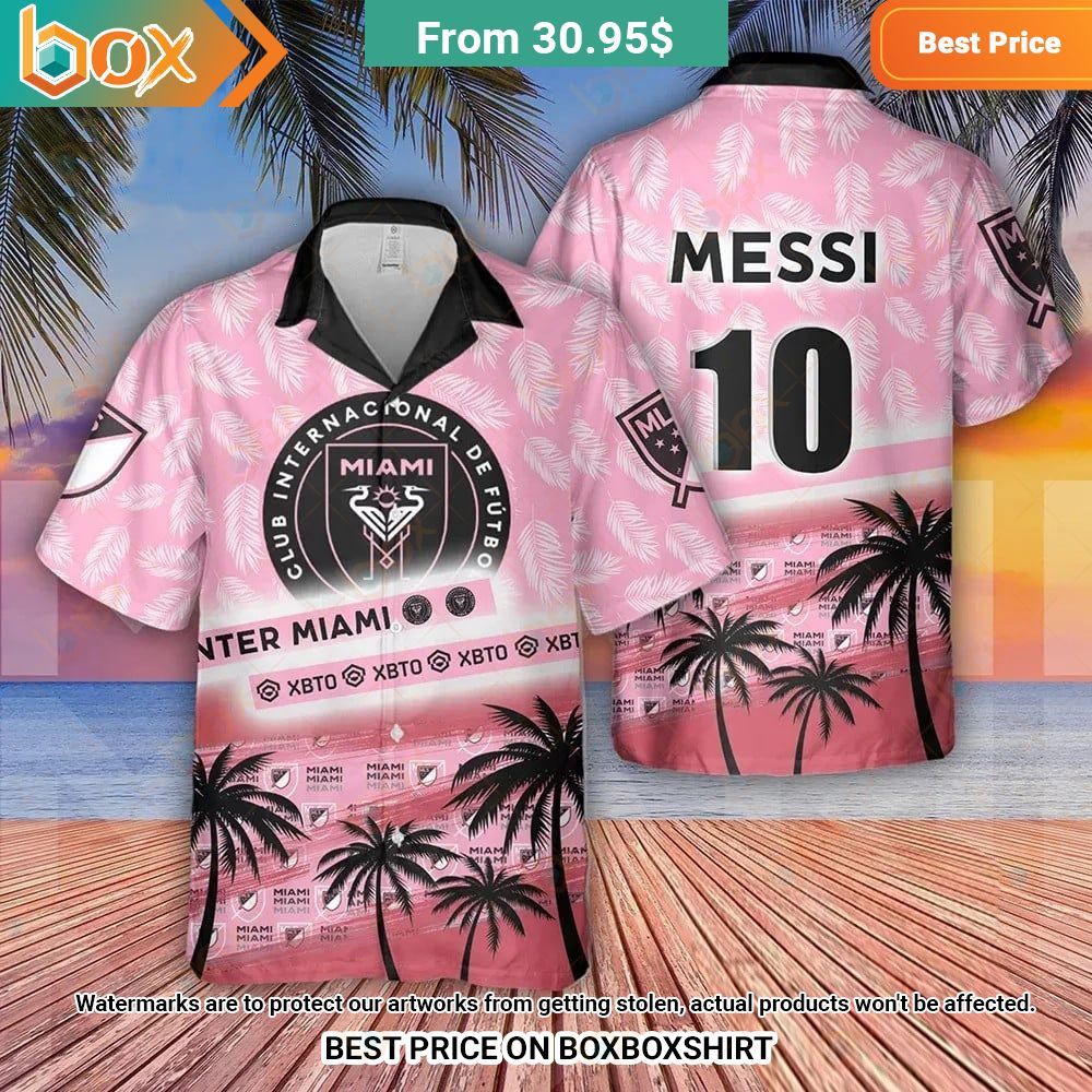 Messi Inter Miami Hawaiian Shirt 1