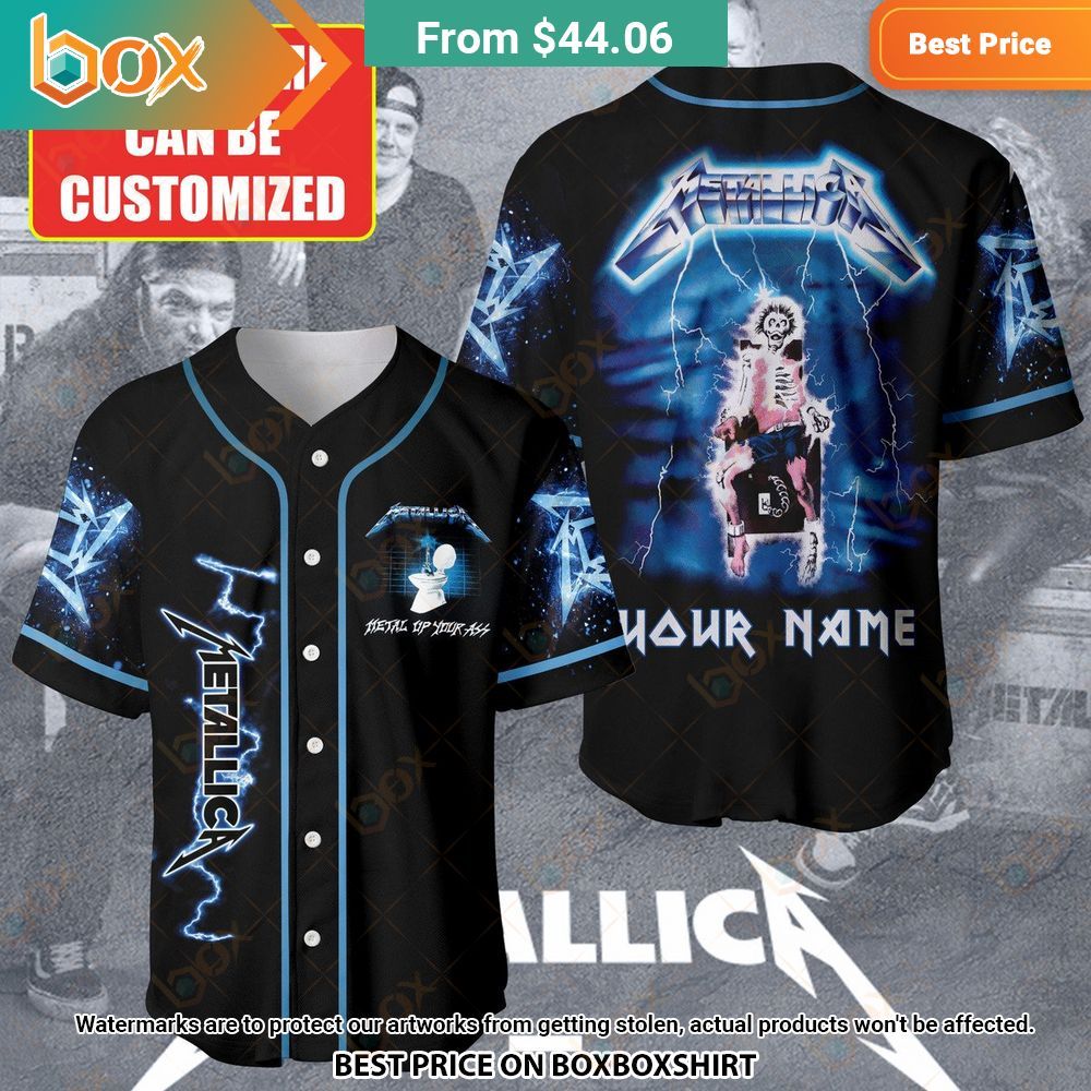 Metallica Ride the Lightning Custom Baseball Jersey 13