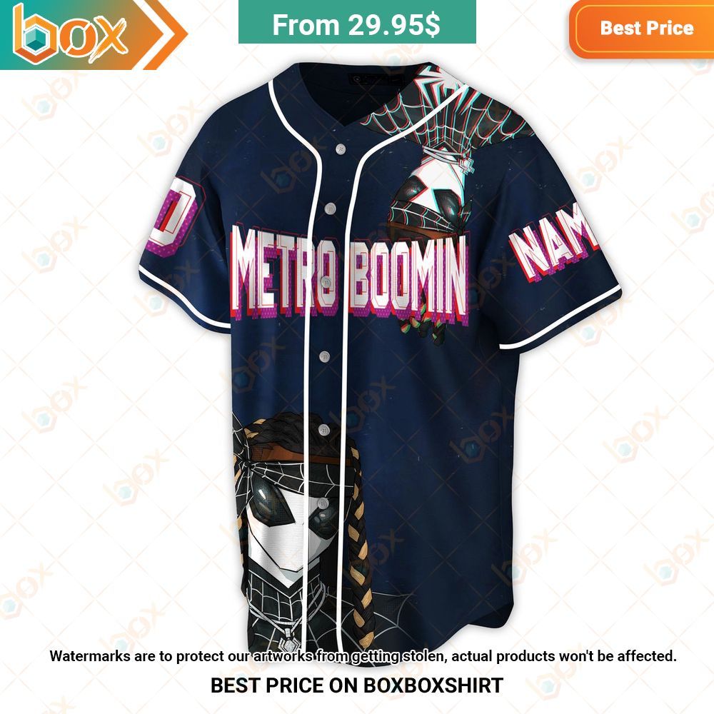 Metro Boomin Spider-Man Personalized Baseball Jersey, Cap 4