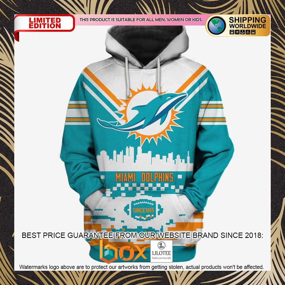 BEST Miami Dolphins NFL Green 3D Shirt, Hoodie 1