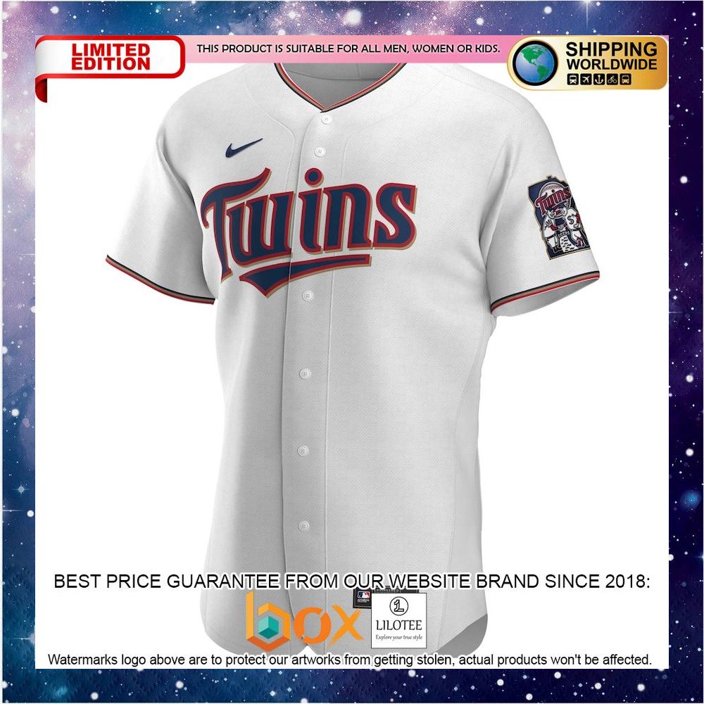 NEW Miguel Sano Minnesota Twins Home Authentic Player White Baseball Jersey 2
