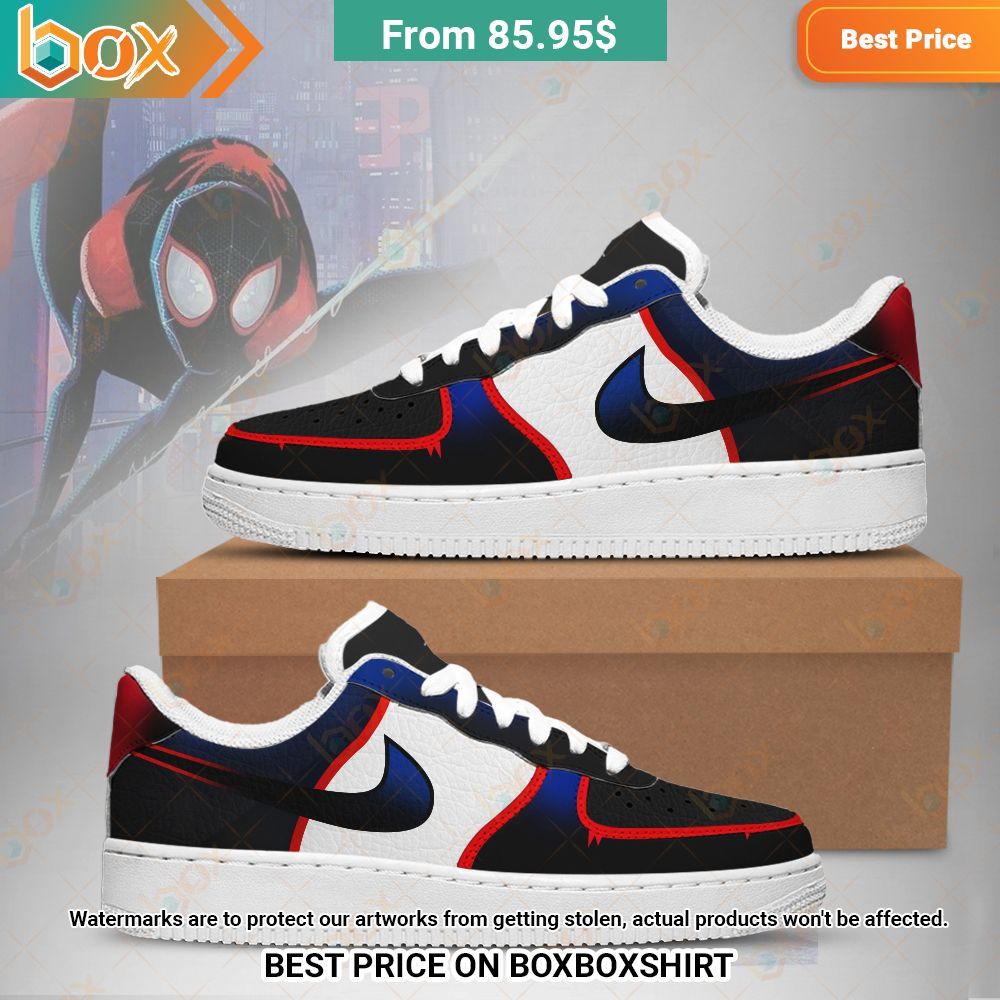 Miles Morales Spider-Man Across the Spider-Verse Nike Air Force Shoes 1