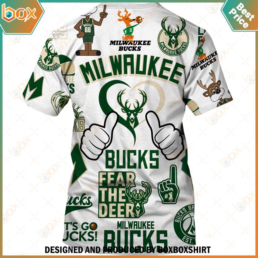 Milwaukee Bucks Fear The Deer Hoodie, Shirt 11