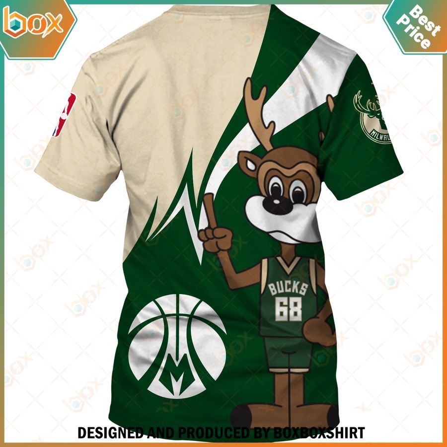 Milwaukee Bucks Mascot Hoodie, Shirt 1