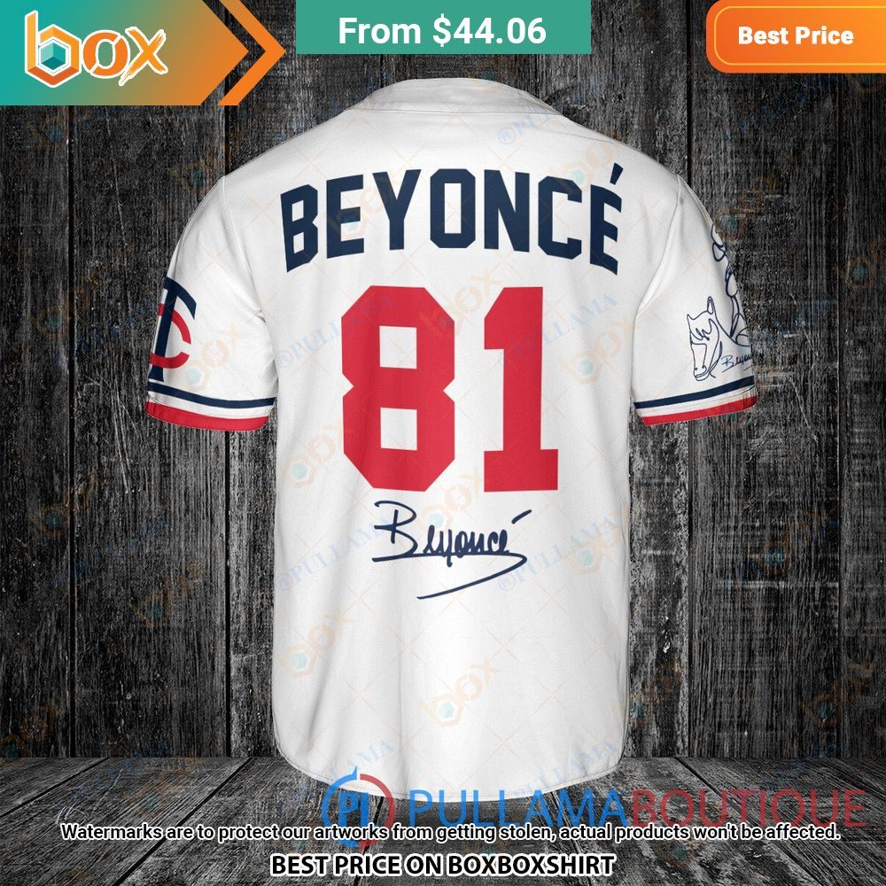 Minnesota Twins Beyonce White Baseball Jersey 10