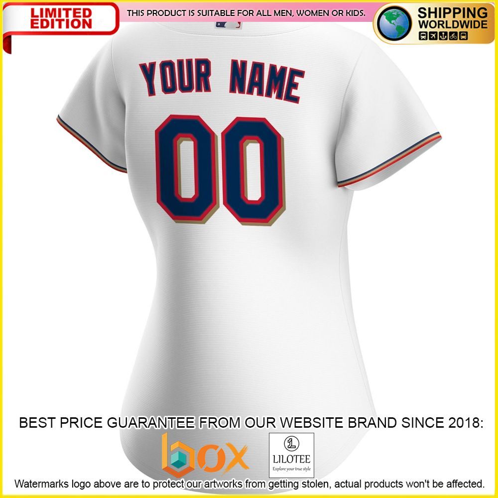 HOT Minnesota Twins Women's Custom Name Number White Baseball Jersey Shirt 3