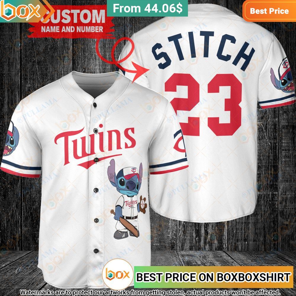 Minnesota Twins Stitch Personalized Baseball Jersey 7