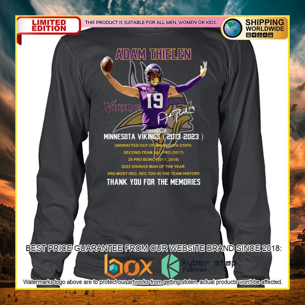 NEW Minnesota Vikings Adam Thielen 3D Hoodie, Shirt 10