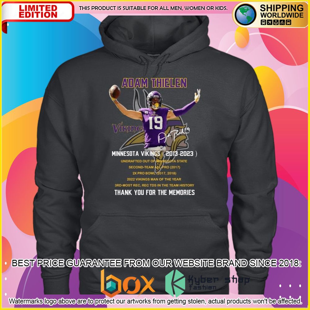 NEW Minnesota Vikings Adam Thielen 3D Hoodie, Shirt 8