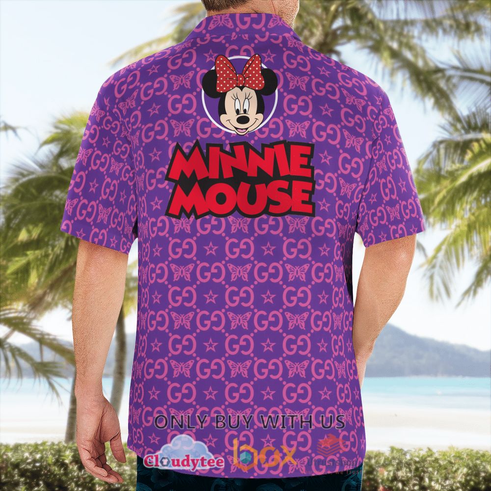 Minnie Mouse Gucci Pink Hawaiian Shirt, Short - Express your unique ...