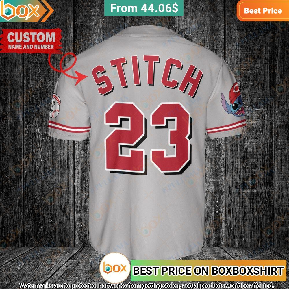 MLB Cincinnati Reds Stitch Personalized Baseball Jersey 5