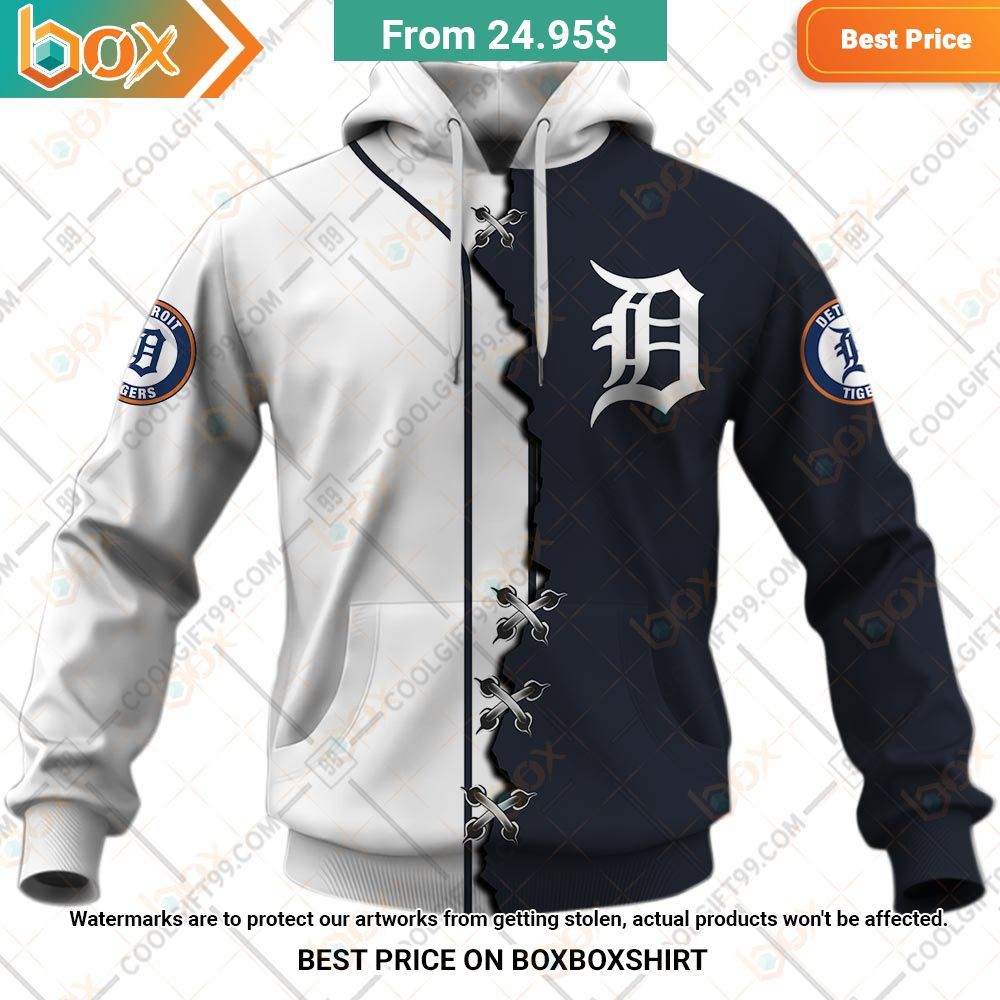 mlb detroit tigers mix jersey personalized hoodie 2 536