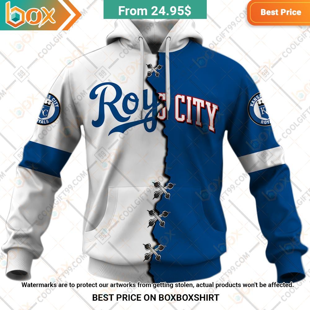 mlb kansas city royals mix jersey personalized hoodie 2 710