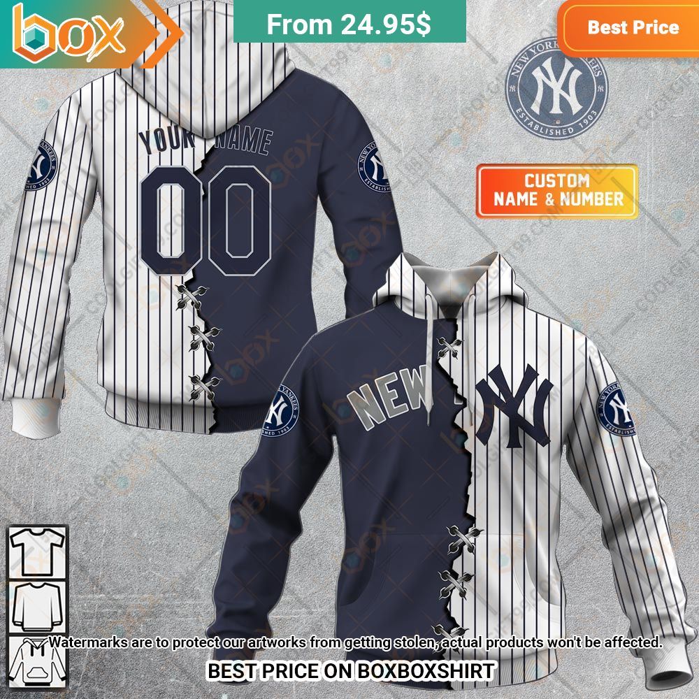 mlb new york yankees mix jersey personalized hoodie 1 35