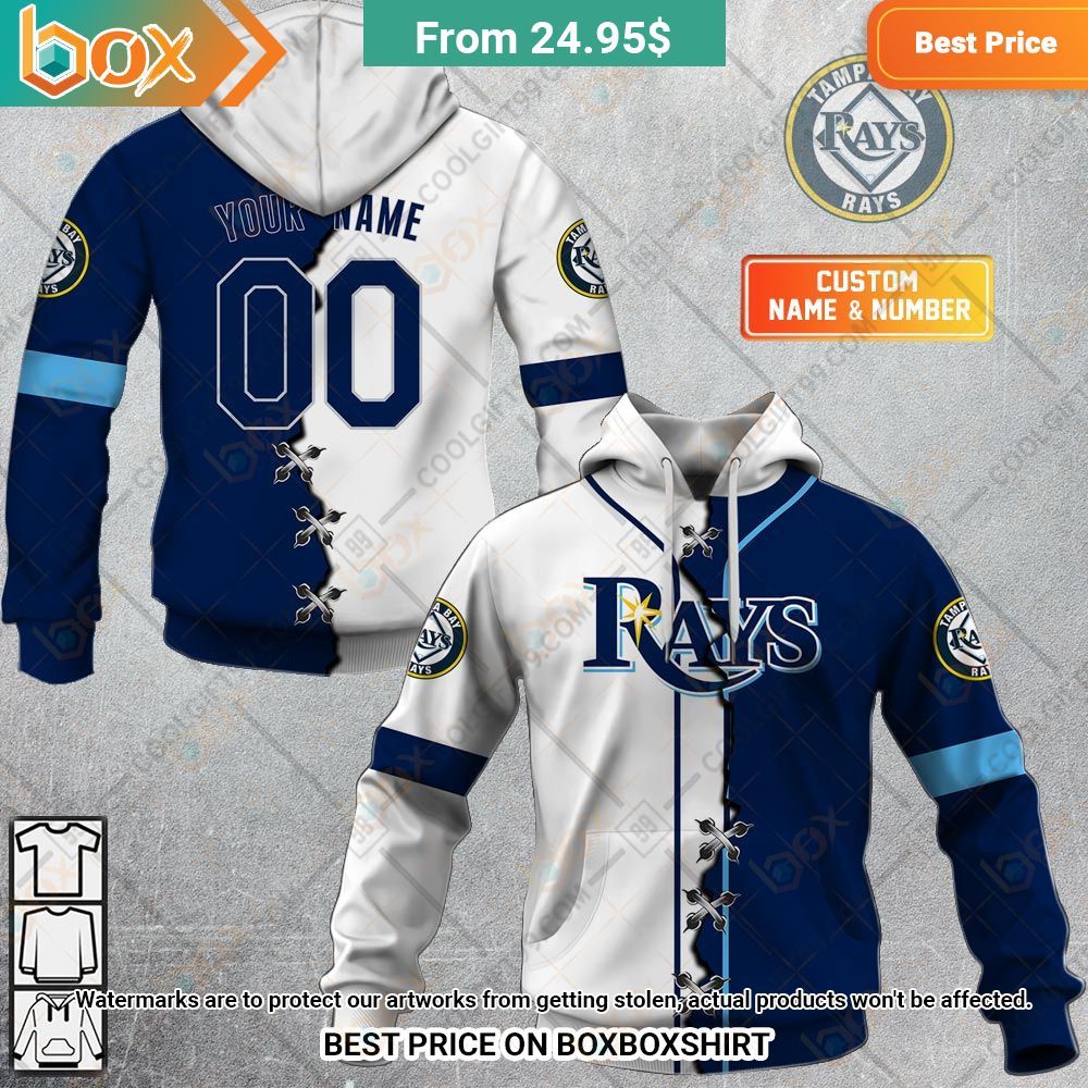 mlb tampa bay rays mix jersey personalized hoodie 1 336