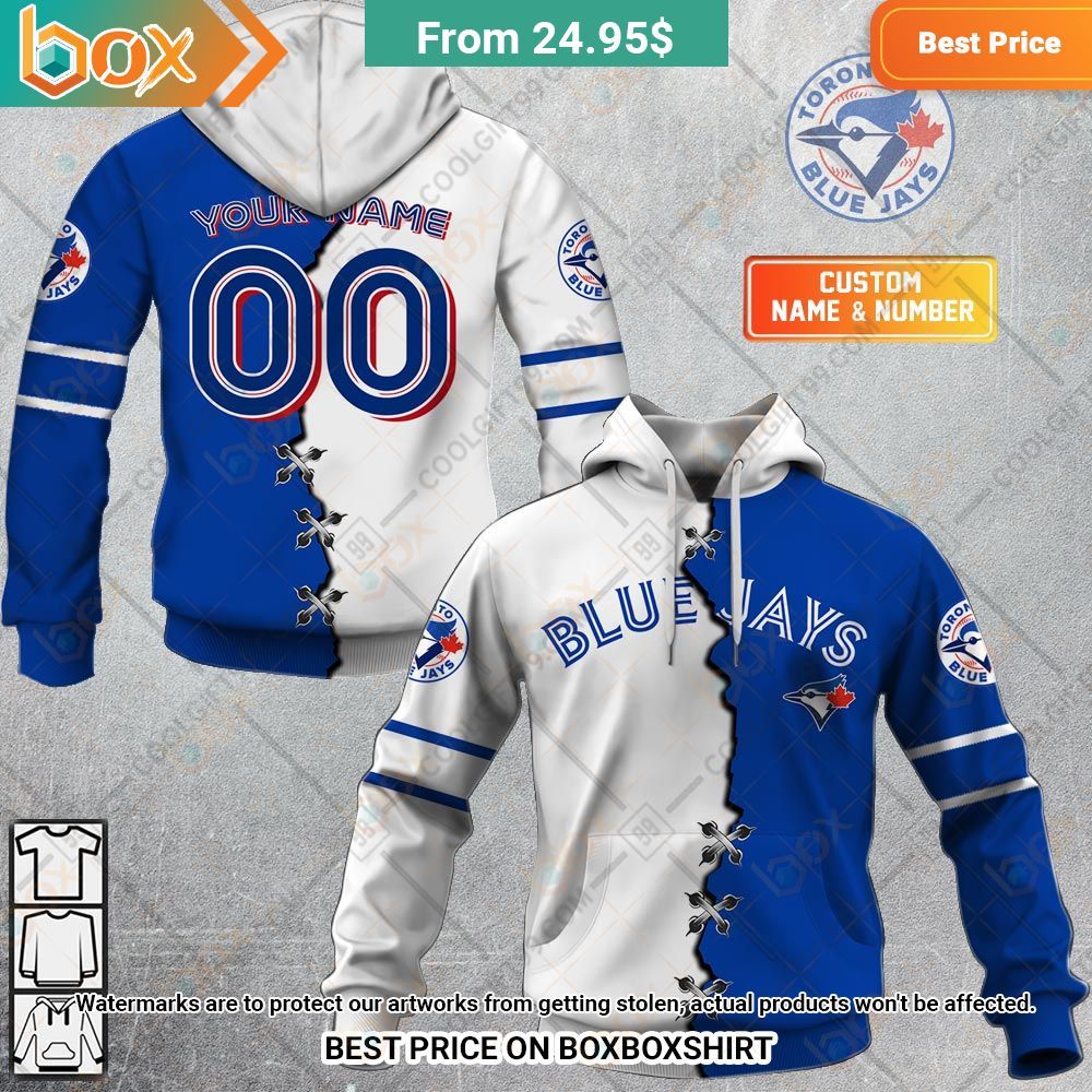 mlb toronto blue jays mix jersey personalized hoodie 1 640