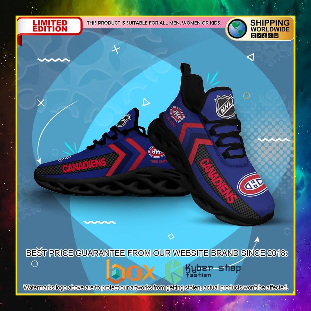 NEW Montreal Canadiens Custom Name Clunky Shoes 6