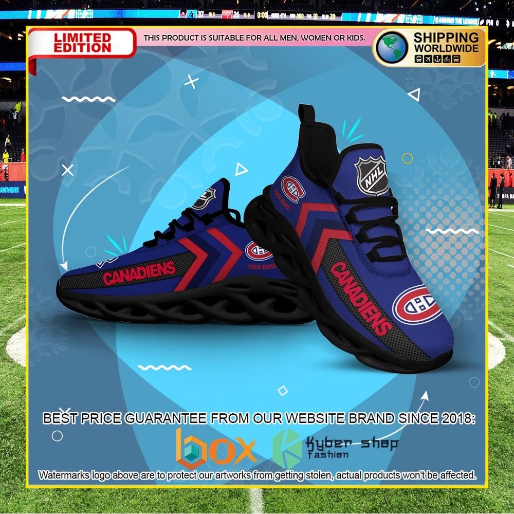 NEW Montreal Canadiens Custom Name Clunky Shoes 10