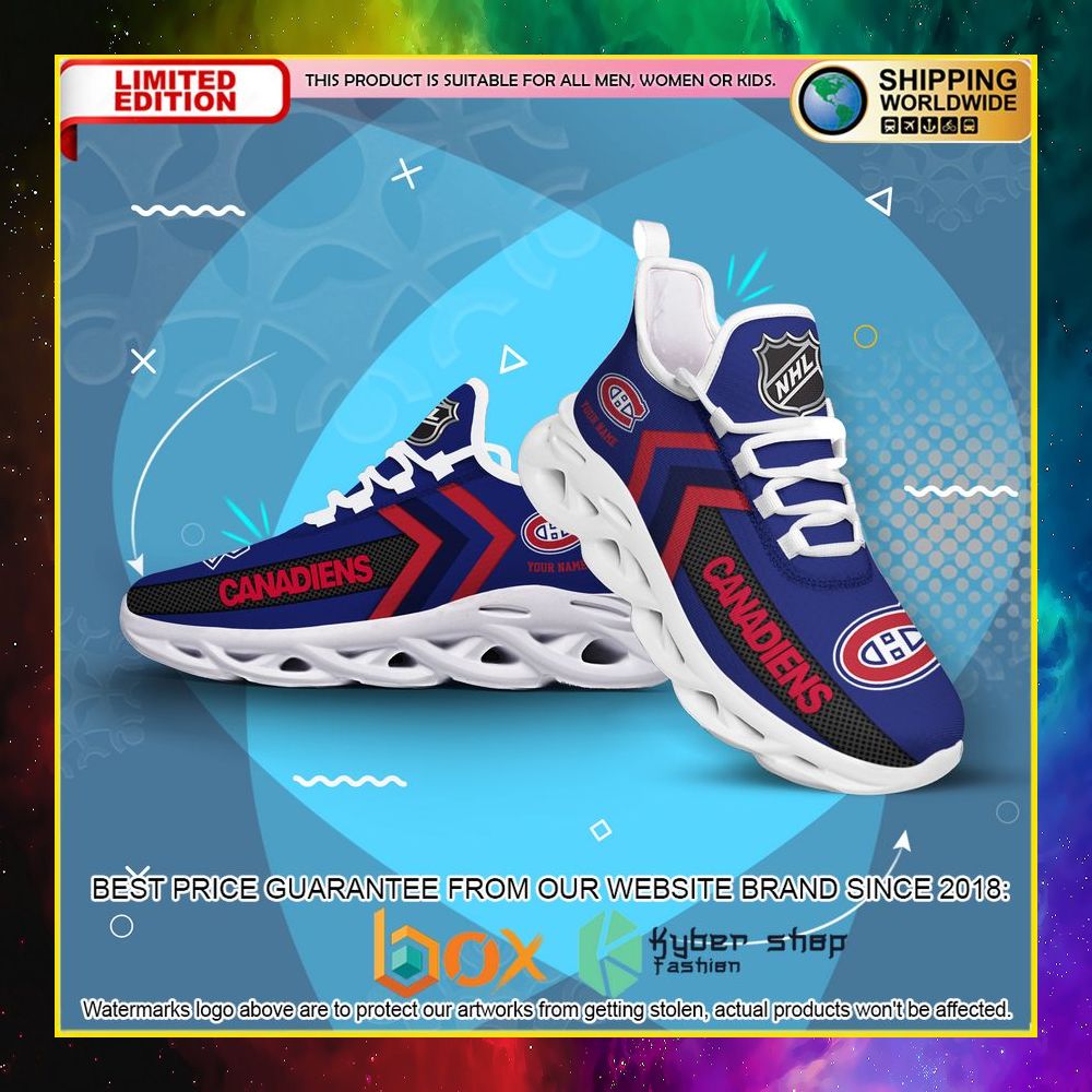 NEW Montreal Canadiens Custom Name Clunky Shoes 7
