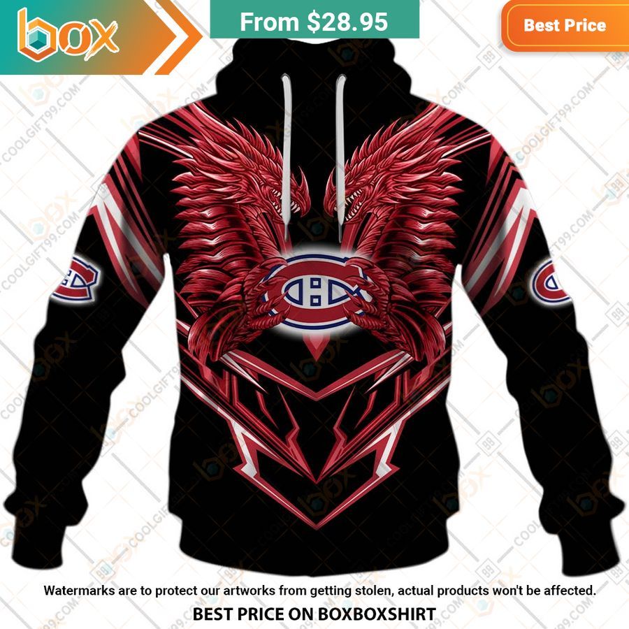 BEST Montreal Canadiens Dragon Hoodie 22