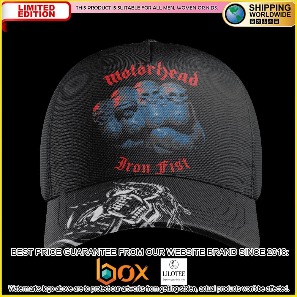 HOT Motorhead Iron Fist Classic 3D Cap 1