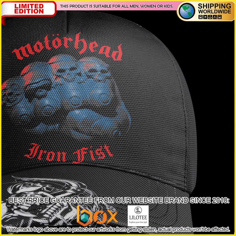 HOT Motorhead Iron Fist Classic 3D Cap 8
