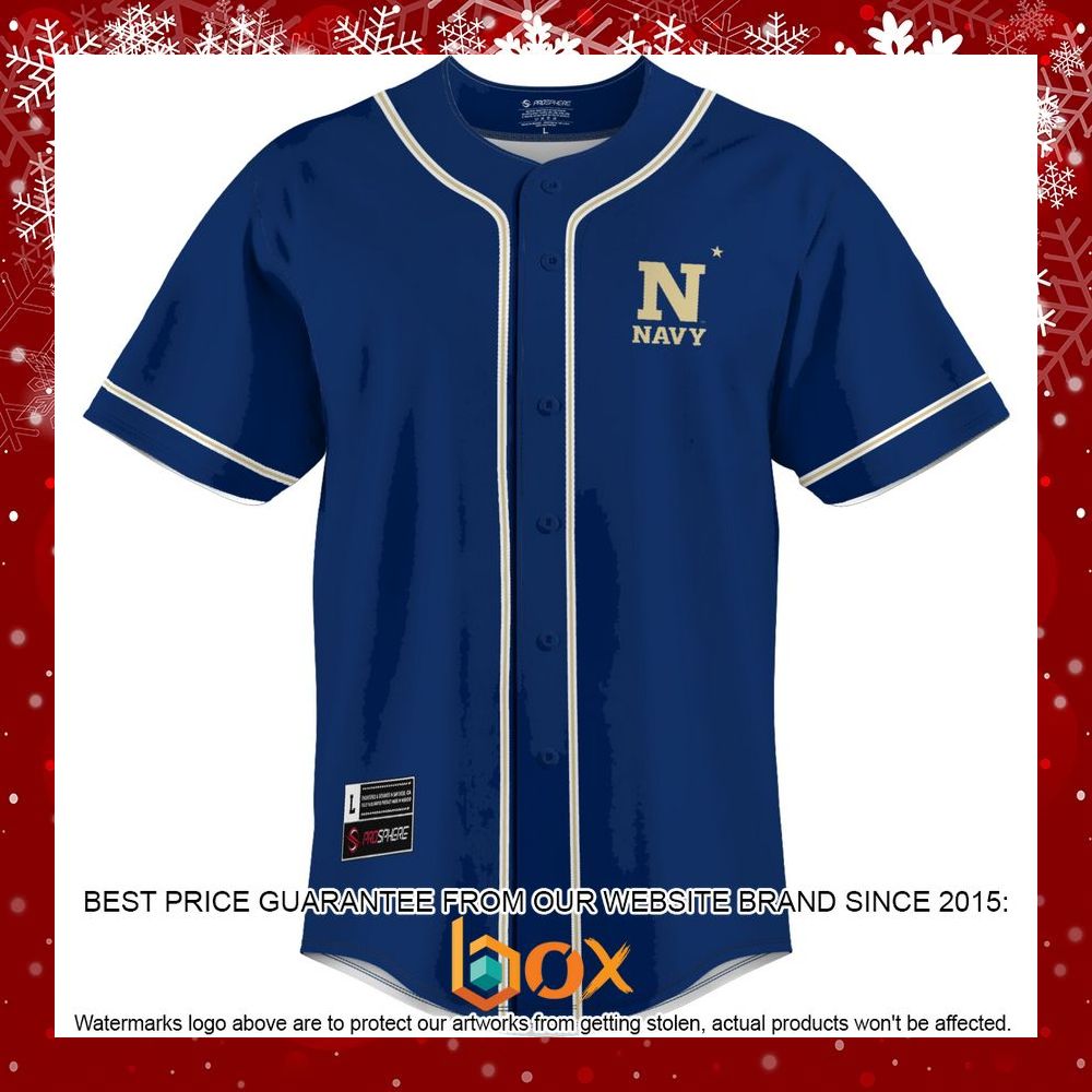 BEST Navy Midshipmen Navy Baseball Jersey 2