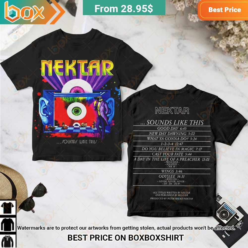 Nektar ...Sounds Like This Album Cover Shirt 3