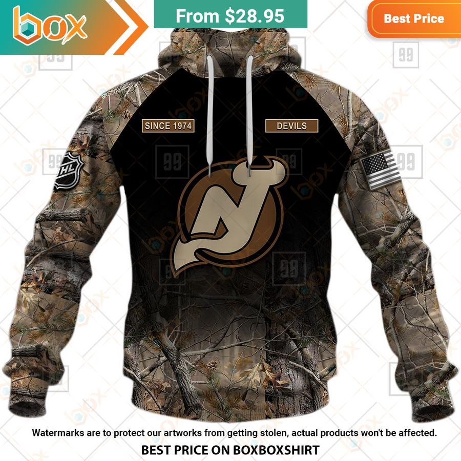 BEST New Jersey Devils Hunting Camouflage Custom Shirt 2