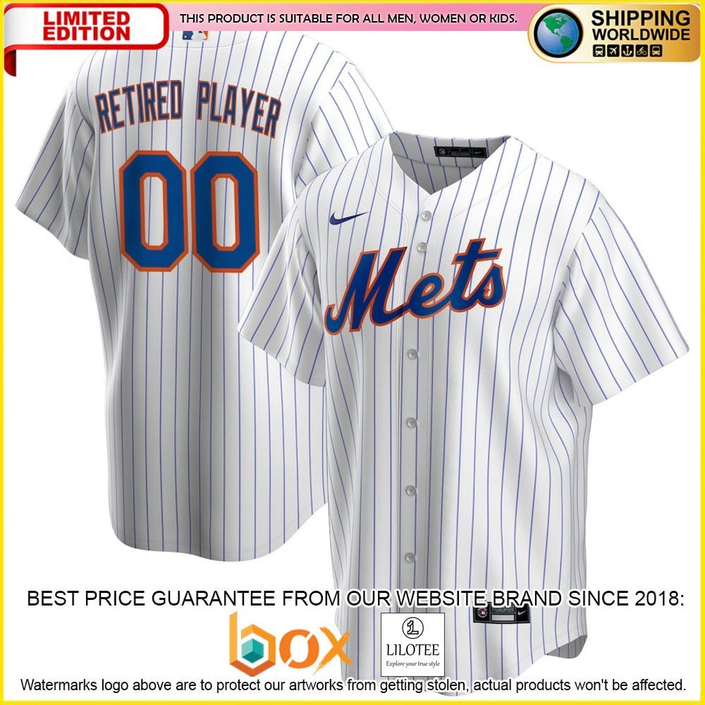 HOT New York Mets White Baseball Jersey Shirt 1