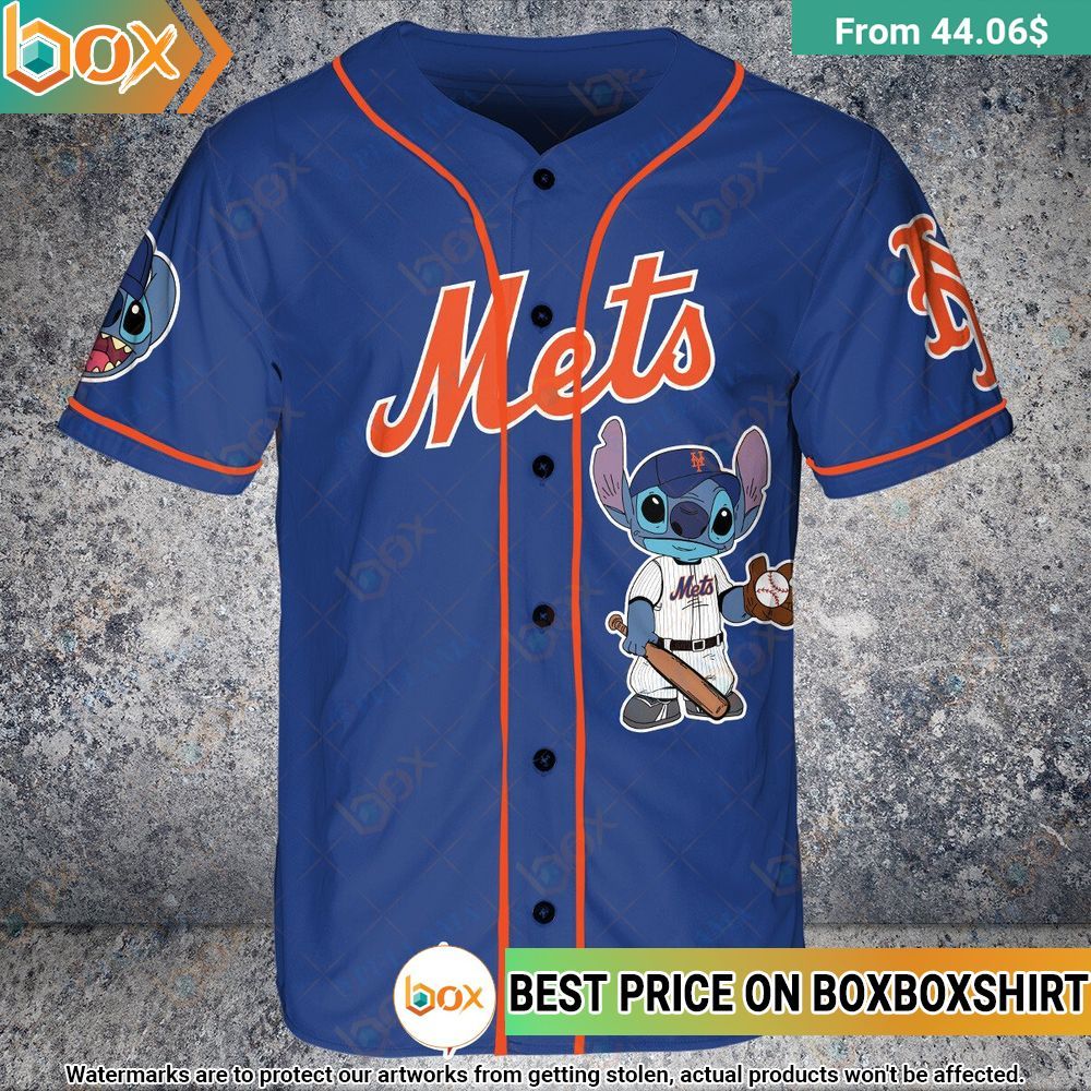 New York Mets Stitch Personalized Baseball Jersey 2