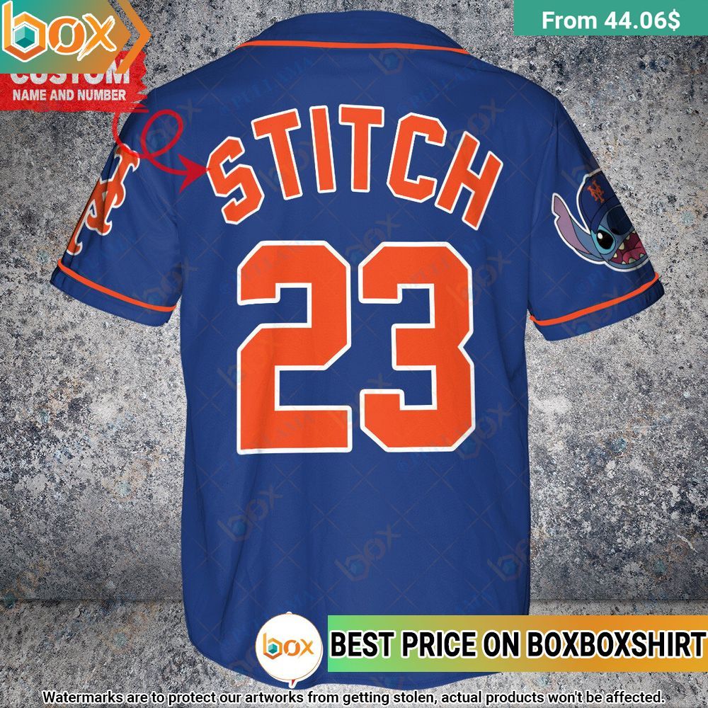 New York Mets Stitch Personalized Baseball Jersey 3