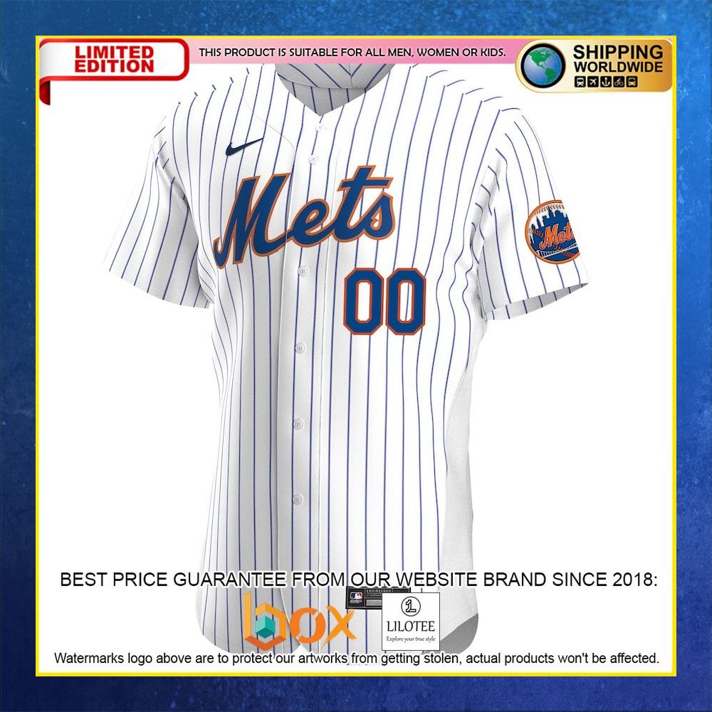 HOT New York Mets Team White Baseball Jersey Shirt 5