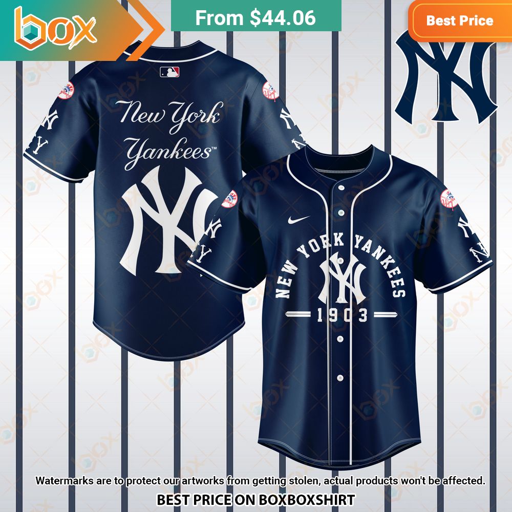 New York Yankees 1903 Baseball Jersey 1