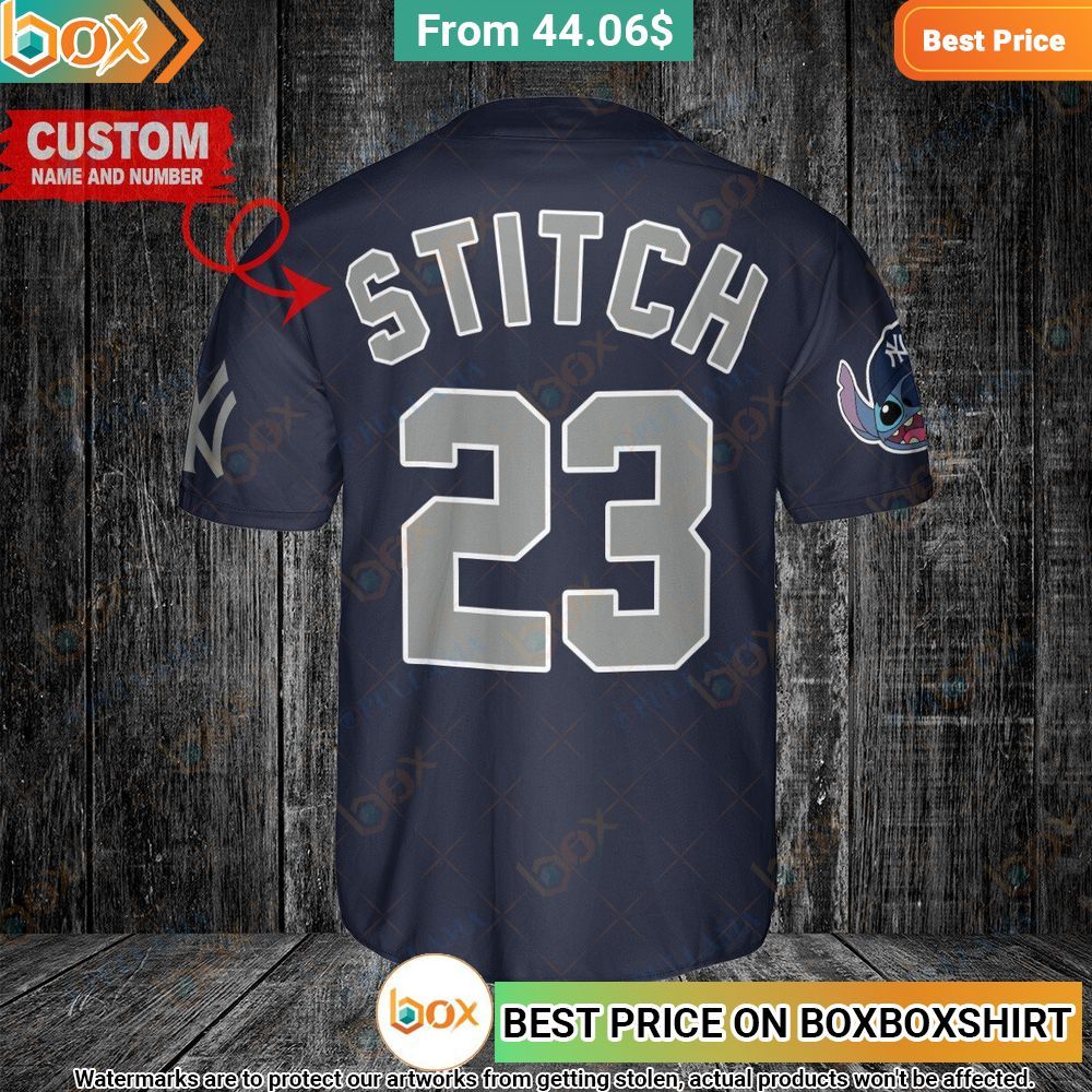 New York Yankees Stitch Personalized Baseball Jersey 3