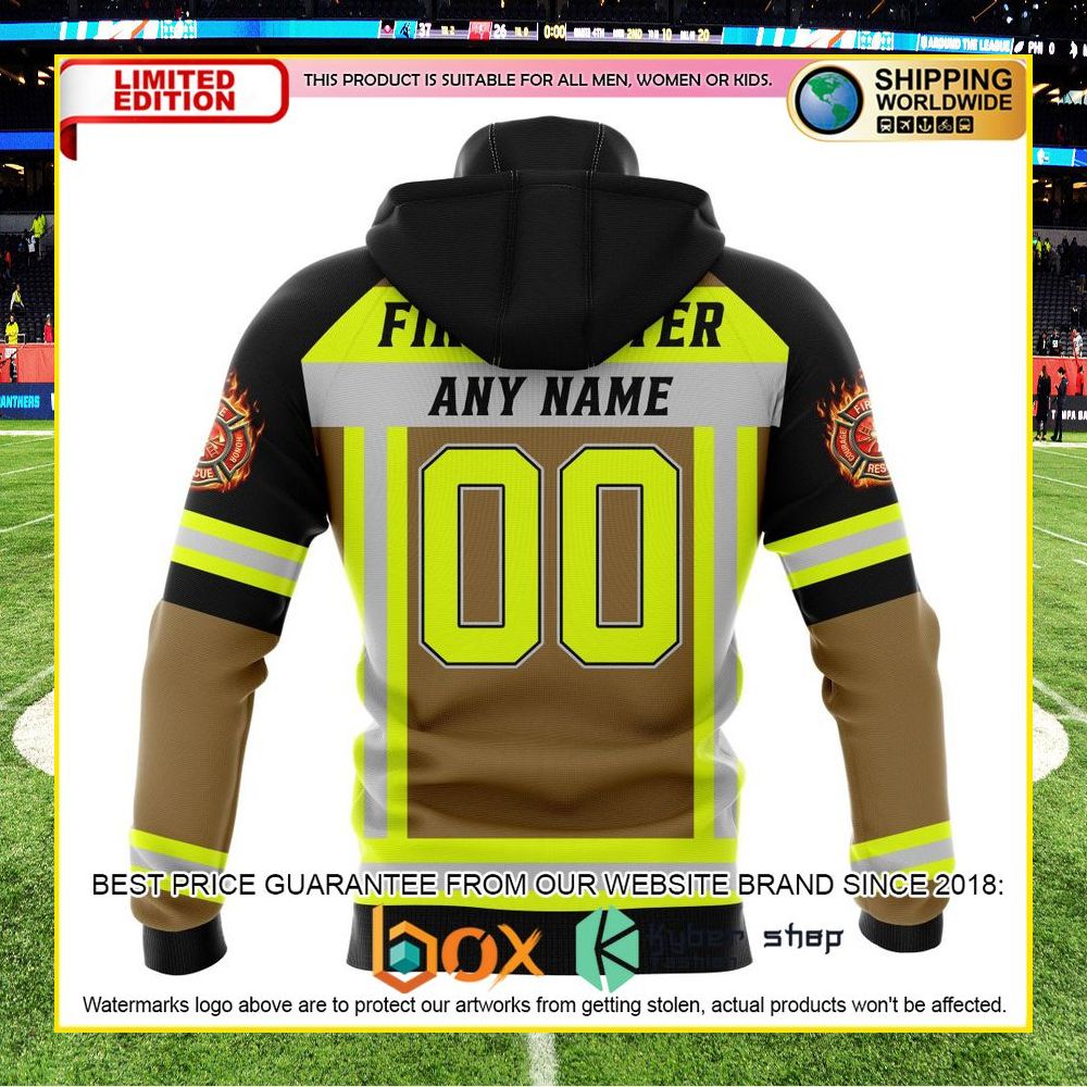 NEW NFL Chicago Bears Firefighter Personalized Shirt, Hoodie 14