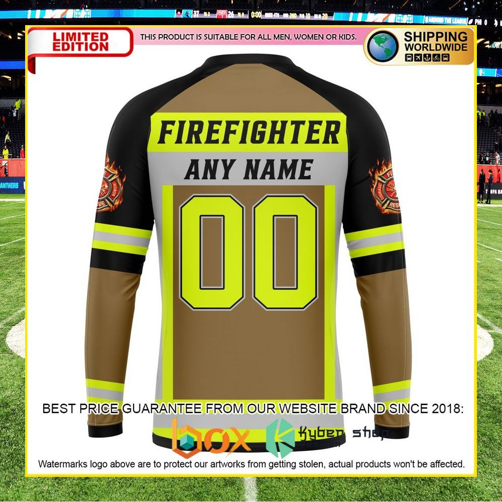 NEW NFL Detroit Lions Firefighter Personalized Shirt, Hoodie 16