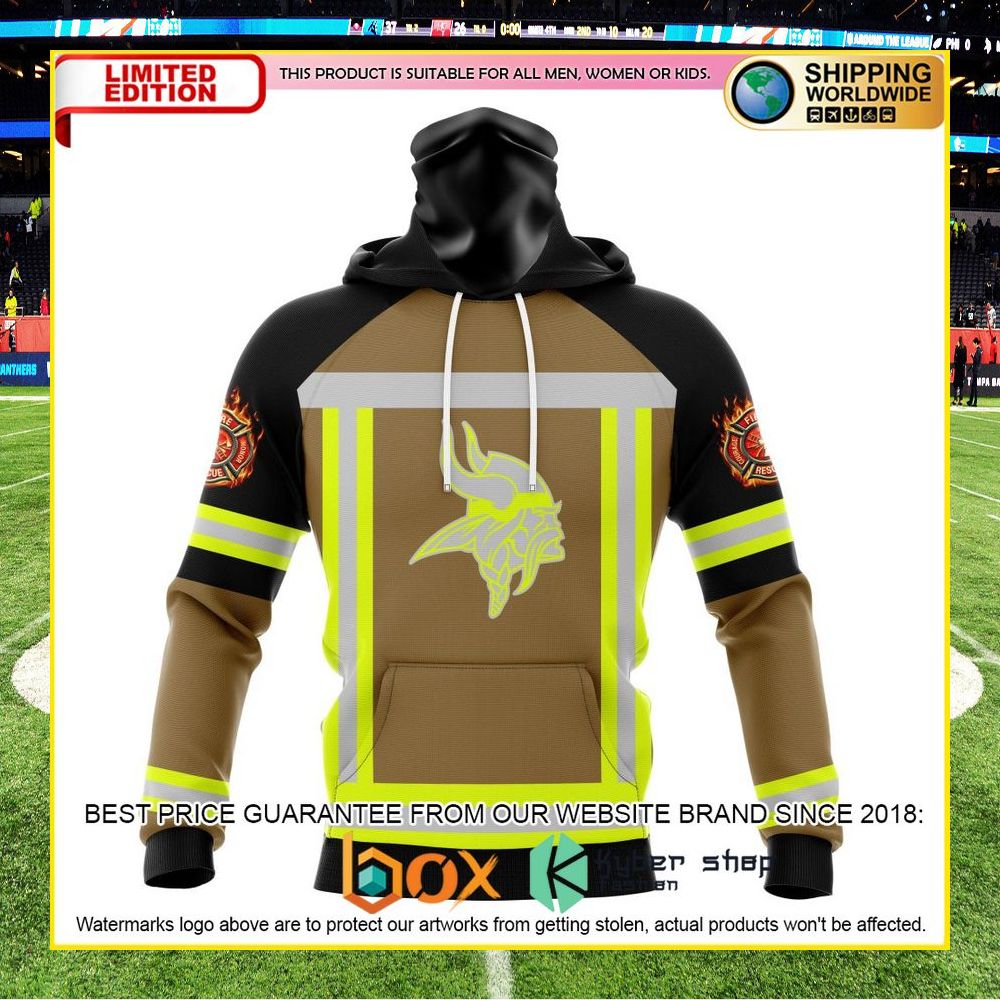 NEW NFL Minnesota Vikings Firefighter Personalized Shirt, Hoodie 13