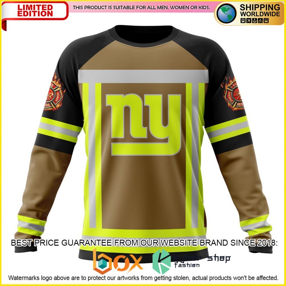 NEW NFL New York Giants Firefighter Personalized Shirt, Hoodie 6