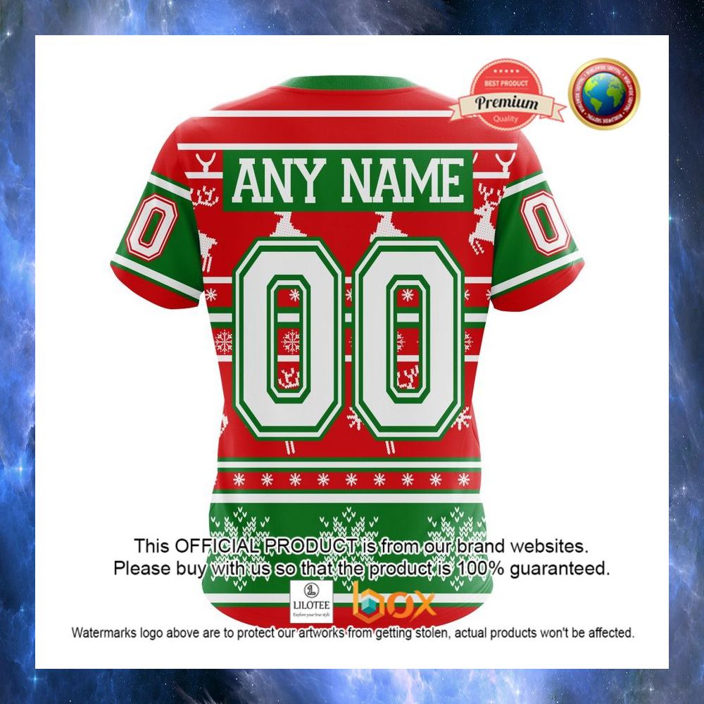 HOT NHL Anaheim Ducks Santa Hat Custom 3D Hoodie, T-Shirt 13