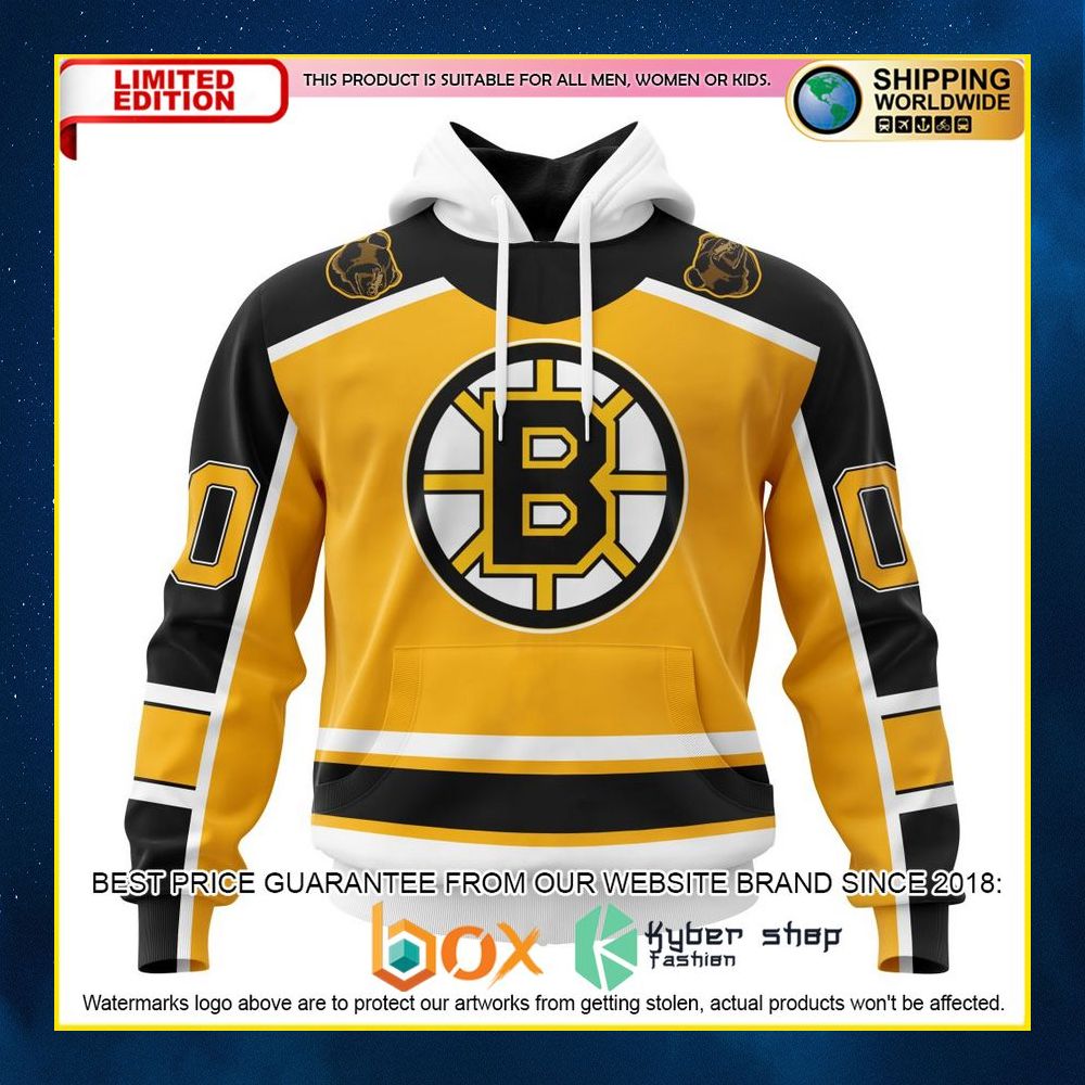 NEW NHL Boston Bruins Custom 3D Hoodie, Shirt 10