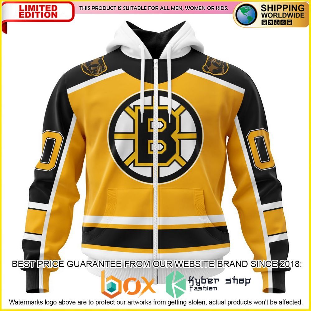 NEW NHL Boston Bruins Custom 3D Hoodie, Shirt 2